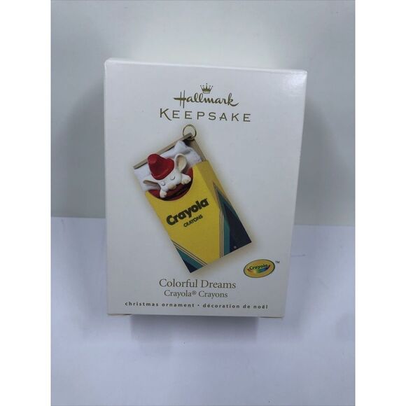 Hallmark Keepsake 2007 Christmas Ornament Colorful Dreams Mouse Crayola Crayons - Picture 1 of 8